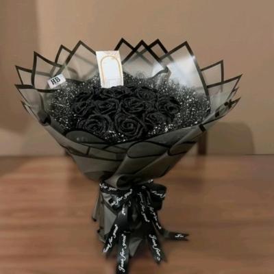 دسته گل روبانی شاین دار