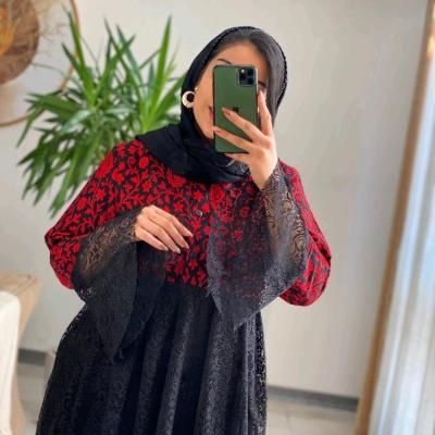 سارافون زنانه تافته یلدانه مدل دانتل گلیمی