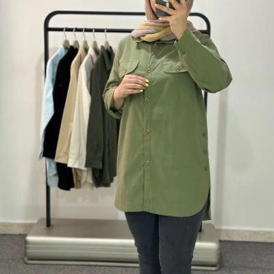 مانتو اسپرت زنانه کتان مدل مانتو کتان کش بهدیس