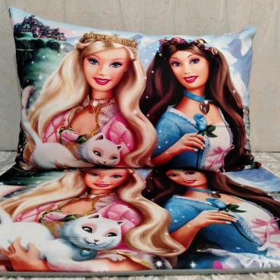 روبالشی سه بعدی طرح باربی دو عددی