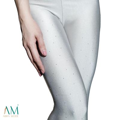 جوراب شلواری نقره‌ای نگیندار (نگین نقره ای) ابرا مد