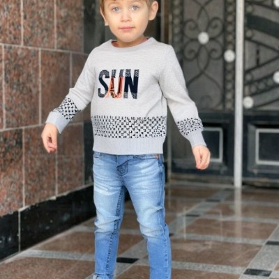 بلوز بافت وارداتی پسرانه 3تا 7سال