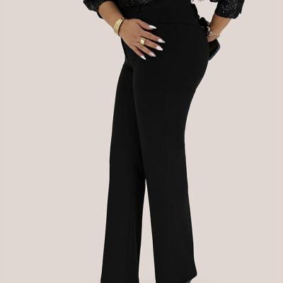 شلوار زنانه گاواردین راسته مشکی