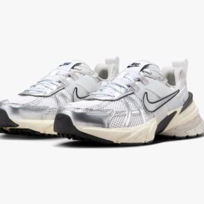 کتانی نایک v2k سفید نقره ای