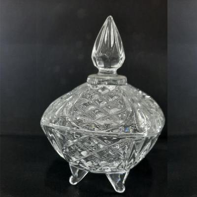 شکلات خوری کریستال تراش خورشیدی طرح مربع