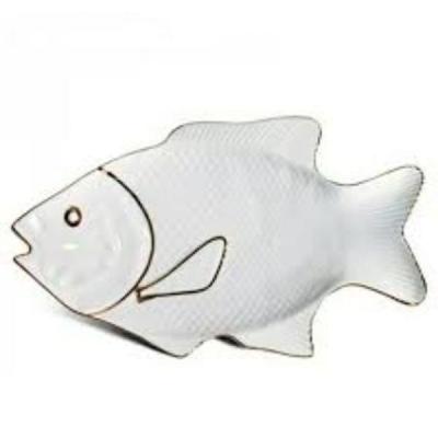 دیس لمون طرح ماهی خط طلا متوسط