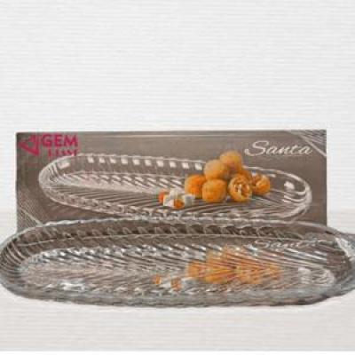 دیس سانتا بلوری در 3 سایز مختلف