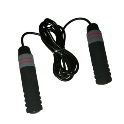 طناب ورزشی بدن سازی Kuangsu دسته اسفنجی ( مشکی - طوسی )