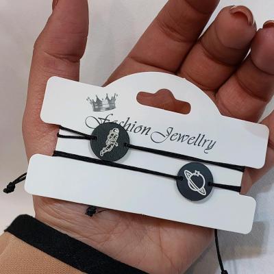 ست دستبند ست کاپلی ست دوستی استیل ست عاشقانه فضانورد و زحل