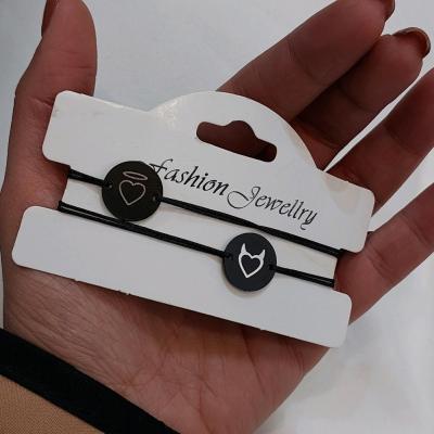 ست دستبند ست دوستی استیل ست عاشقانه قلبی