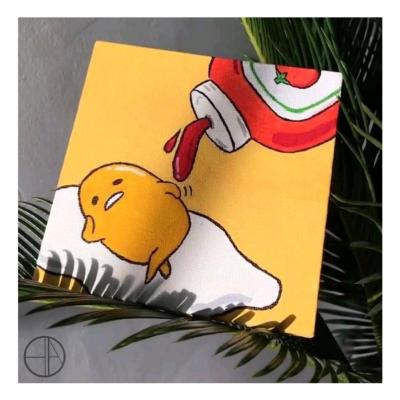 تابلو نقاشی رنگ روغن طرح جوجه