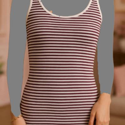 تاپ راه راه نخ پنبه