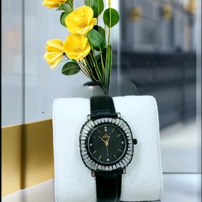 ساعت مچی زنانه رولکس ROLEX ژاپن مدل 3338 باکیفیت مشکی