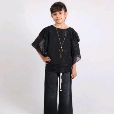 شومیز دخترانه مشکی (محرمی)