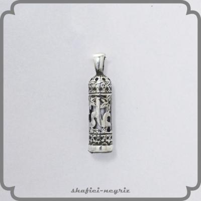 آویز نقره حرز امام جواد علیه السلام طرح علی