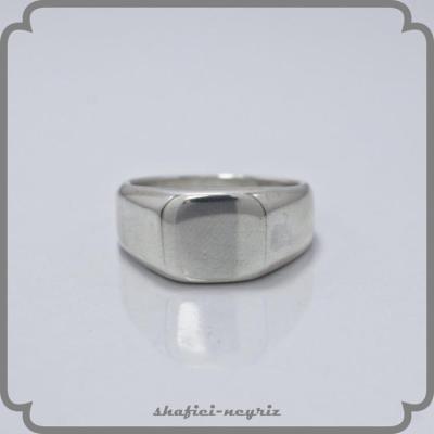 انگشتر نقره مردانه طرح اسپورت ساده