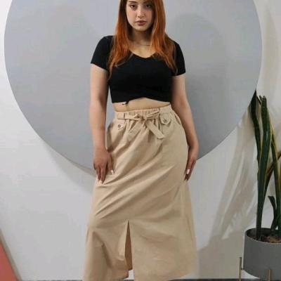 دامن لنین فری سایز-155673