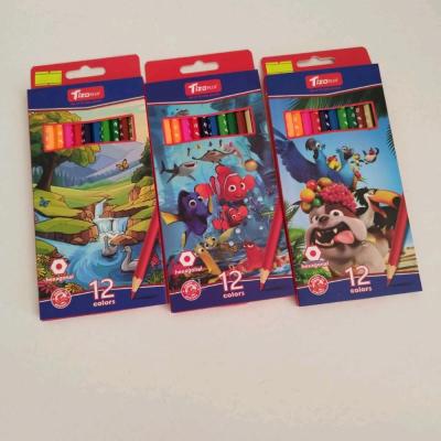 مدادرنگی 12 رنگ مقوایی تیزو(مناسب برای جوایز مدرسه)