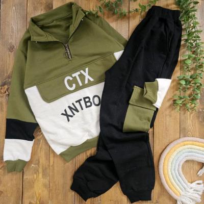 بلوز شلوار پسرانه نیم زیپ مدل CTX