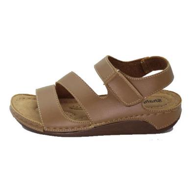 صندل طبی زنانه مدل تیبا 117 شهپر (رنگ نسکافه ای)