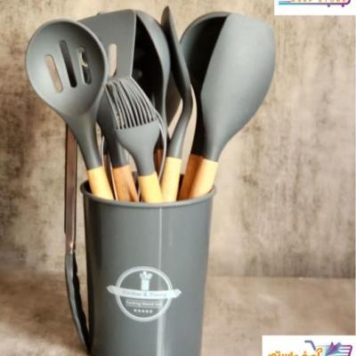 سرویس کفگیرملاقه 12 پارچه سیلکونی