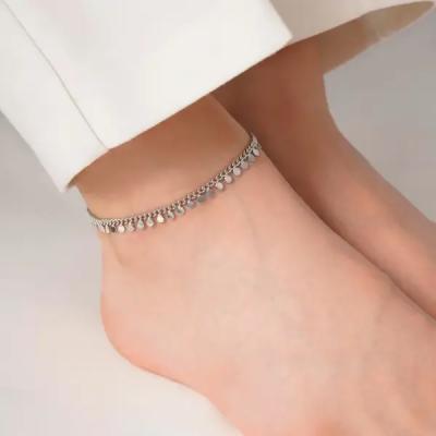 پا بند اورجینال از برند YSX رنگ نقره ای