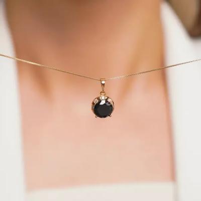 پلاک Black Stone Pendant ژوپینگ..