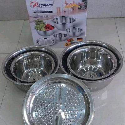 سرویس آبکش و لگن رنده دار 5 تیکه مارک ریموند