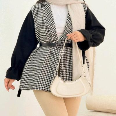 کت پیردوپل پشمی آستین فوتر