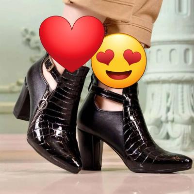 کفش مجلسی پاشنه 7 سانت مدل سوفیا نیمبوت مجلسی زنانه سایز 37 تا 42