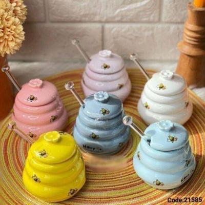 عسل خوری سرامیکی مدل کندو