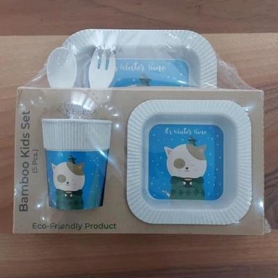 ست غذاخوری کودک 5تکه بامبو FRESH KEEPS- فروشگاه میس پارلا