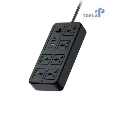 چندراهی برق Porodo مدل Universal Sockets 6 خروجی کابل 3 متری