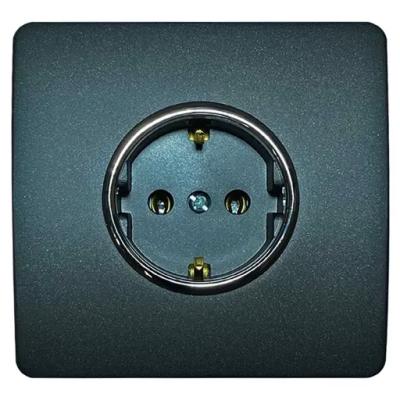 پریز برق صنایع آسیا الکتریک مدل MSH-SLV