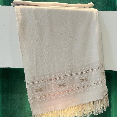 حوله دستباف ریشه دار صد نخ پنبه