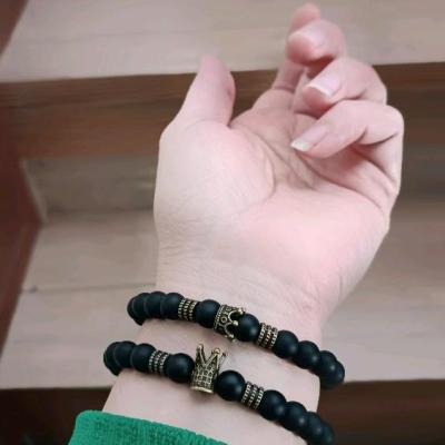 ست دو عددی دستبند دوستی با طرح تاج