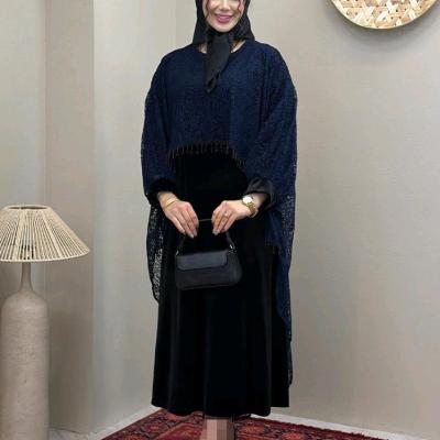 ست مخمل دوتیکه سرمه