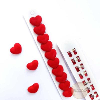 قفل مو مخملی قرمز