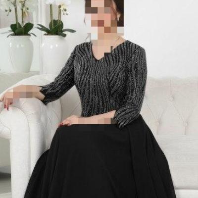 پیراهن مهمانی زنانه کرپ مدل دلبر