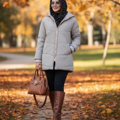 کاپشن کتان مدل نلین