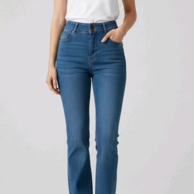 شلوار لی کشی زنانه فاق بلند مناسب سایز 42 تا44