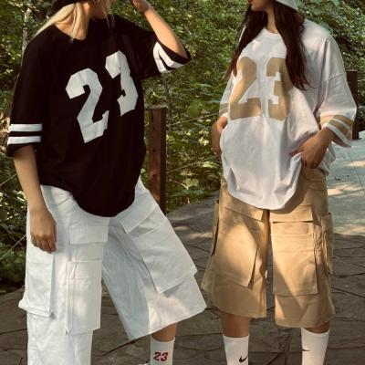 شلوارک کتان کارگو دخترانه پسرانه استایل پینترستی