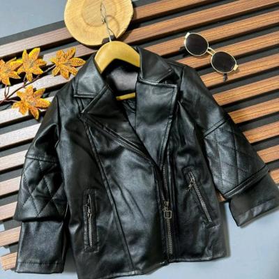 کاپشن چرم بچگانه