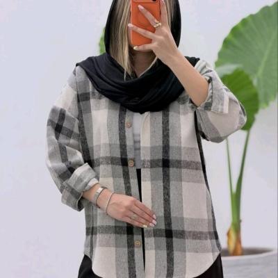 شومیز پشمی چهار خانه