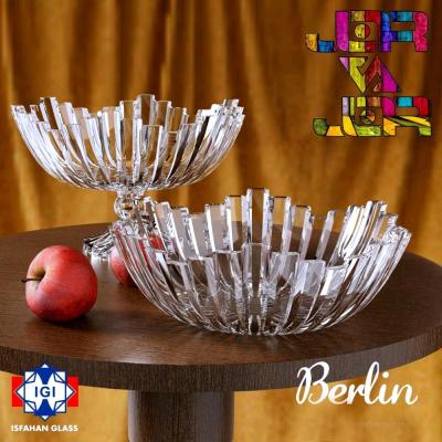 میوه خوری پایه دار برلین سفید بلور اصفهان