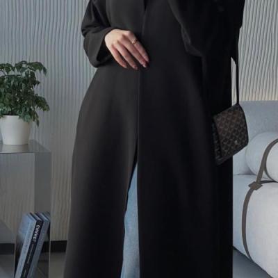 مانتو کتی زنانه کرپ مدل مانتو کتی بلند ساده شیک