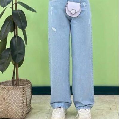 شلوار نیم بگ زنانه