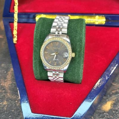 ساعت زنانه رولکس دور صفحه نگین دار