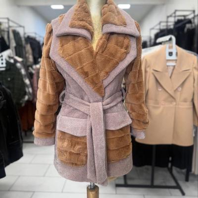 پالتو لمزور آستین خز وارداتی ترک