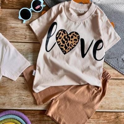 ست تیشرت و شلوارک LOVE